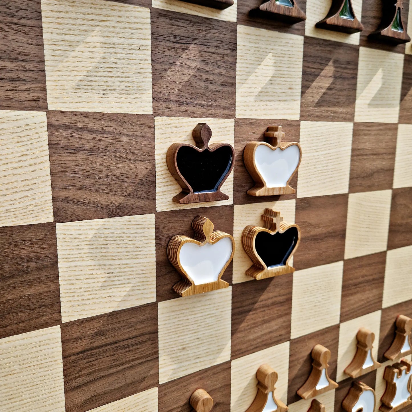Chess King by ChessboArt made of wood and plywood