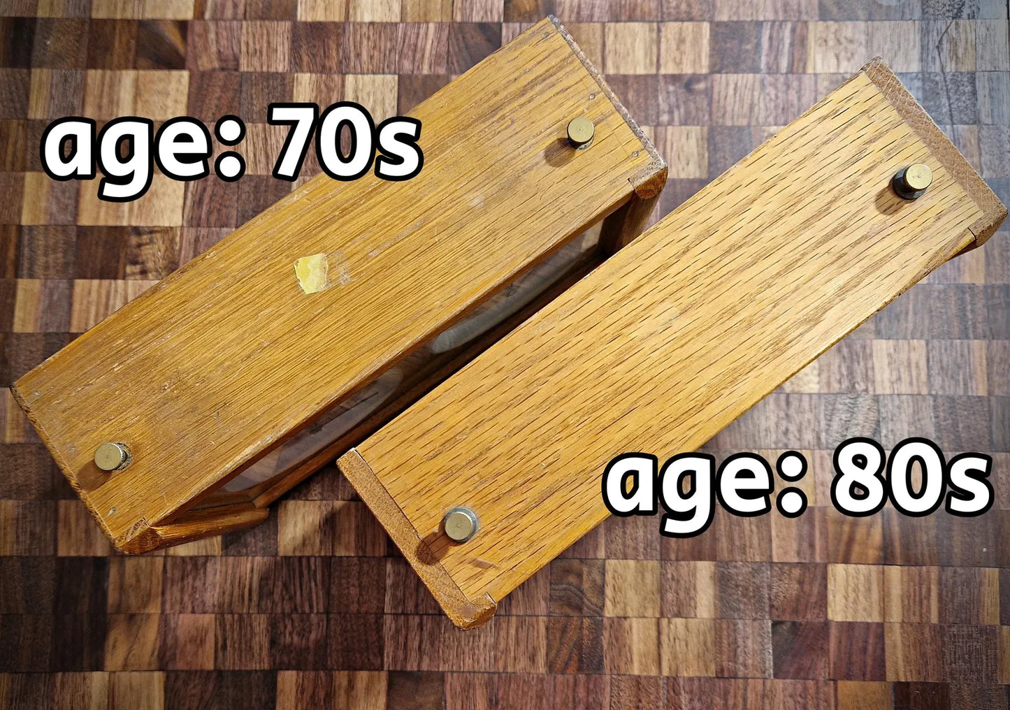 Koopman chess clock - compare 1980-1972 top