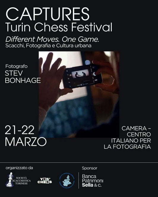CAPTURES Turin Chess Festival — Chess, Photography and Three Boards That Did Not Come Home