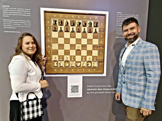Judit Polgar and Michal Fudalej in Chess Olimpiad 2024 Budapest