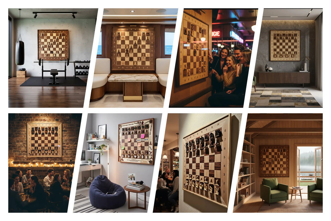 Wall chess as Functional Art, Interior Ideas and examples