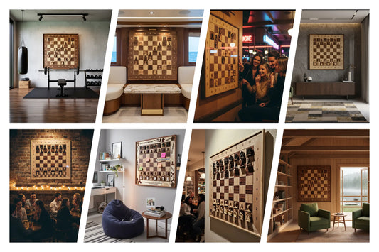 Wall chess as Functional Art, Interior Ideas and examples