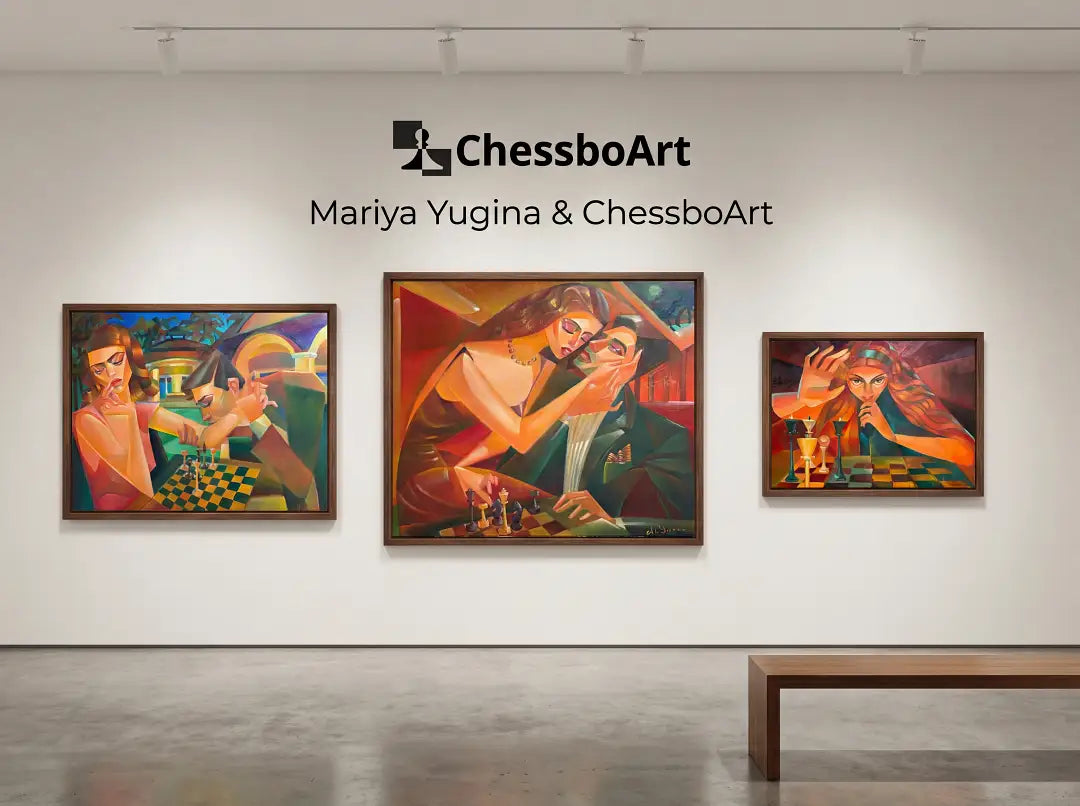Chess Paintings by WFM Mariya Yugina