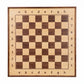 ChessboArt800 natural ash wall chess board with magnetic solid wood pieces