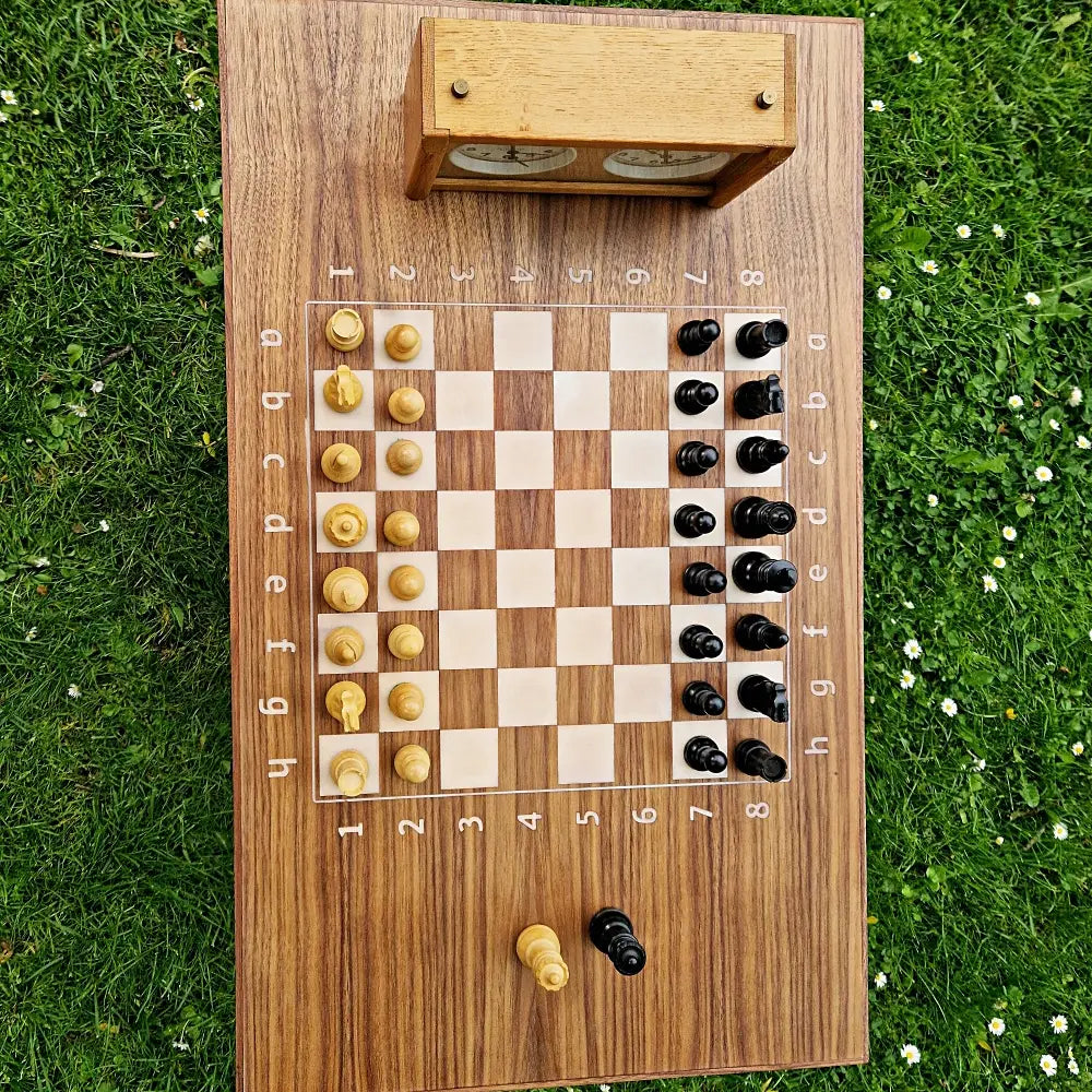American Walnut chess table