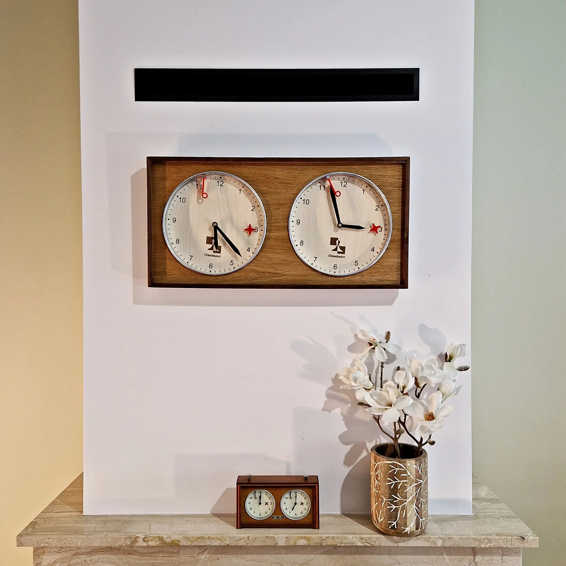 Bigest Chess Clock for hanging on the wall like Ruhle GARDE