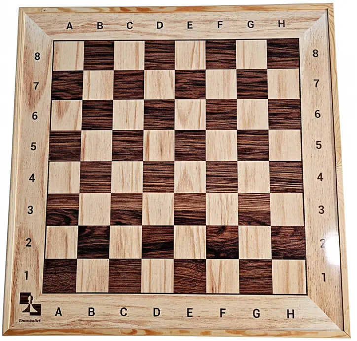 チェスクラブ — 壁掛け式磁石チェス盤 (800×800) | 盤のみ – ChessboArt