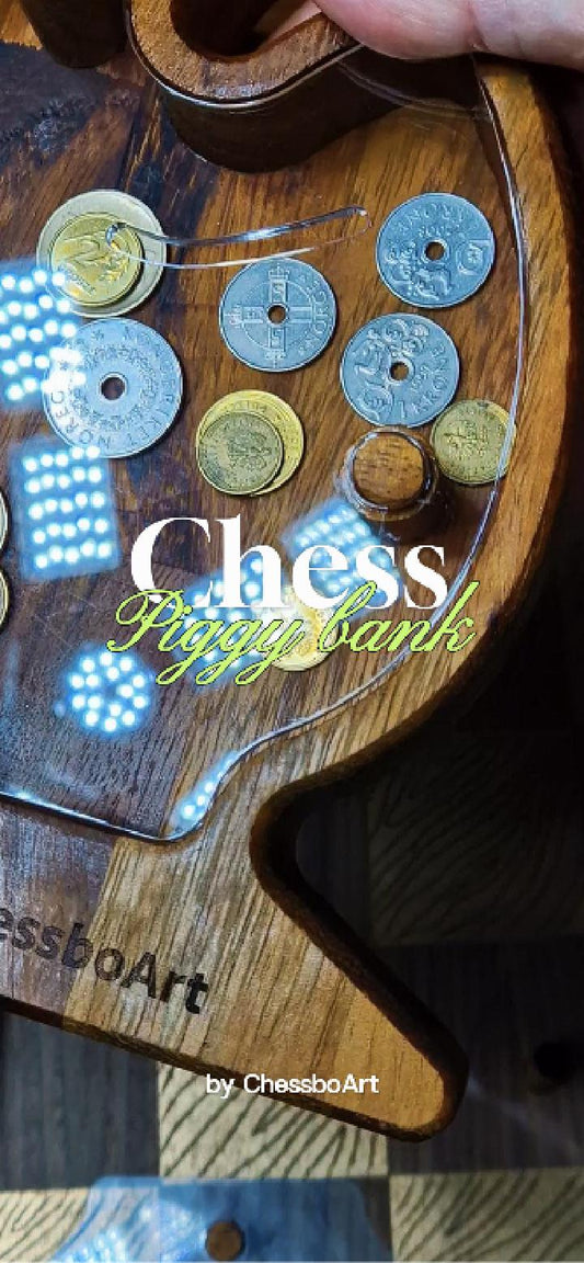 Chess Piggy Bank by ChessboArt movie cover
