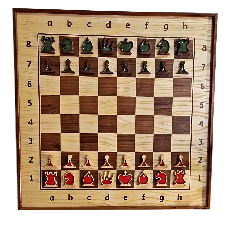 FlipBoard ChessboArt artistic chess set with magnets