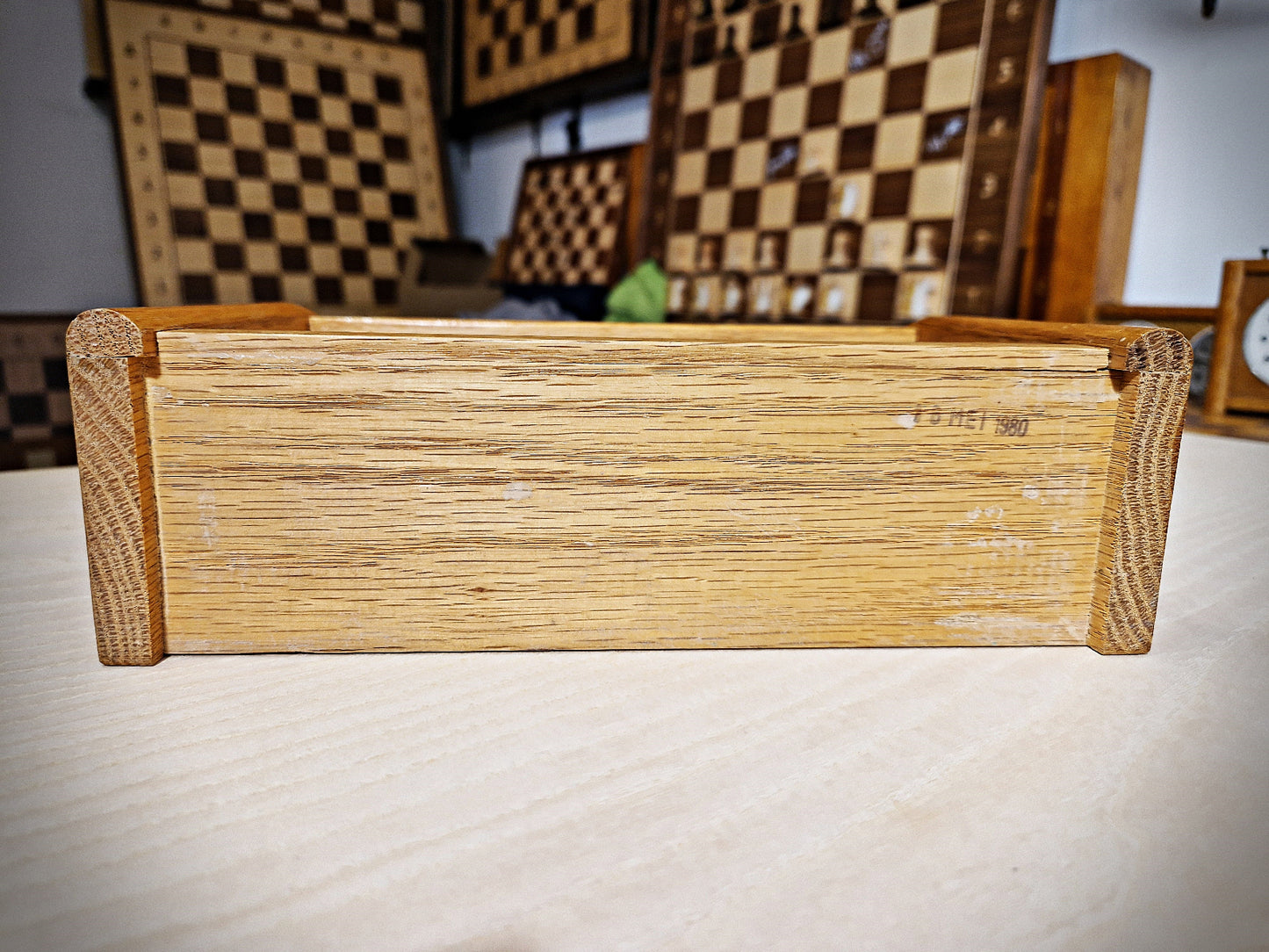 Koopman chess clock - wooden and classic 1980 bottom