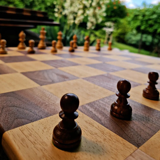 Bigest Wooden Chessboard XXL size and Handcrafted