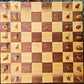 Bigest Wooden Chessboard XXL size and Handcrafted with small chess set