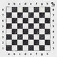 Empty Ivory Canvas magnetic chessboard with a hand-painted textured finish, ChessboPIN by ChessboArt