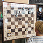 ChessClub demonstration chess board showing a puzzle at a tournament in Silesia City Center