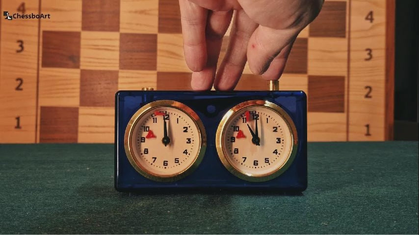 BHB mechanical chess clock — compact club edition, ex-tournament equipment