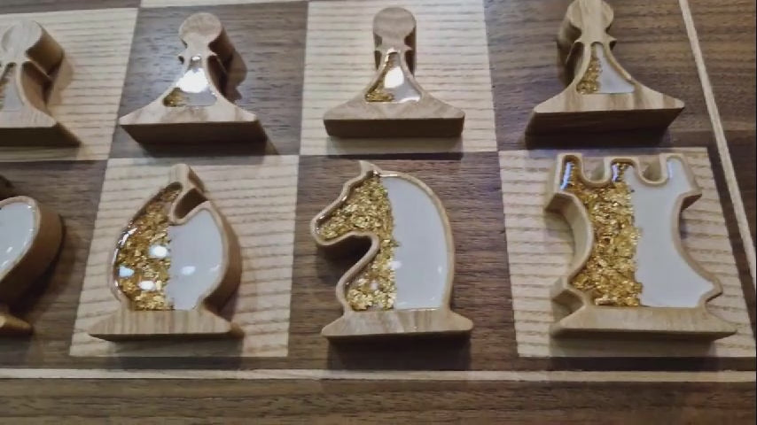 Video — Chess Olympiad 2024 Budapest EXPO: Polgar Sisters signed ChessboArt800 on display
