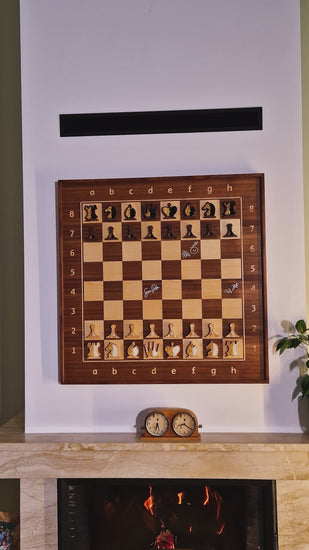 How to hang chess on the wall